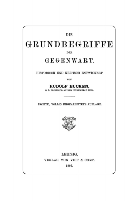 Cover image for book Die Grundbegriffe der Gegenwart