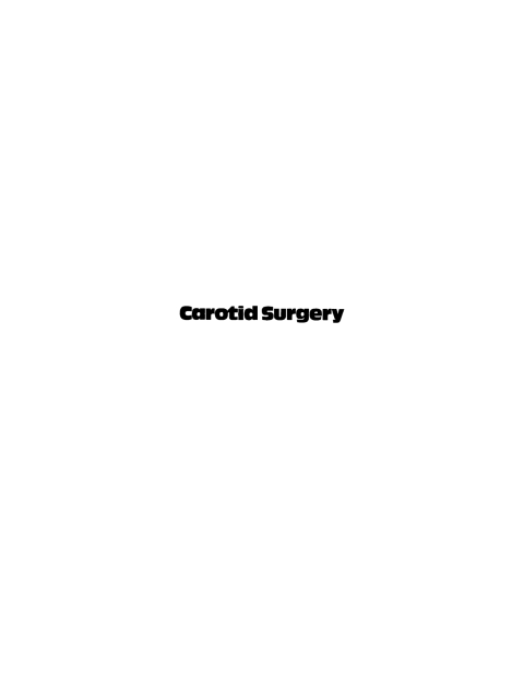 Cover image for book A Colour Atlas of Carotid Surgery