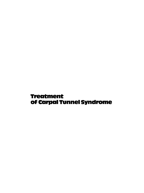 Cover image for book A Colour Atlas of Treatment of Carpal Tunnel Syndrome