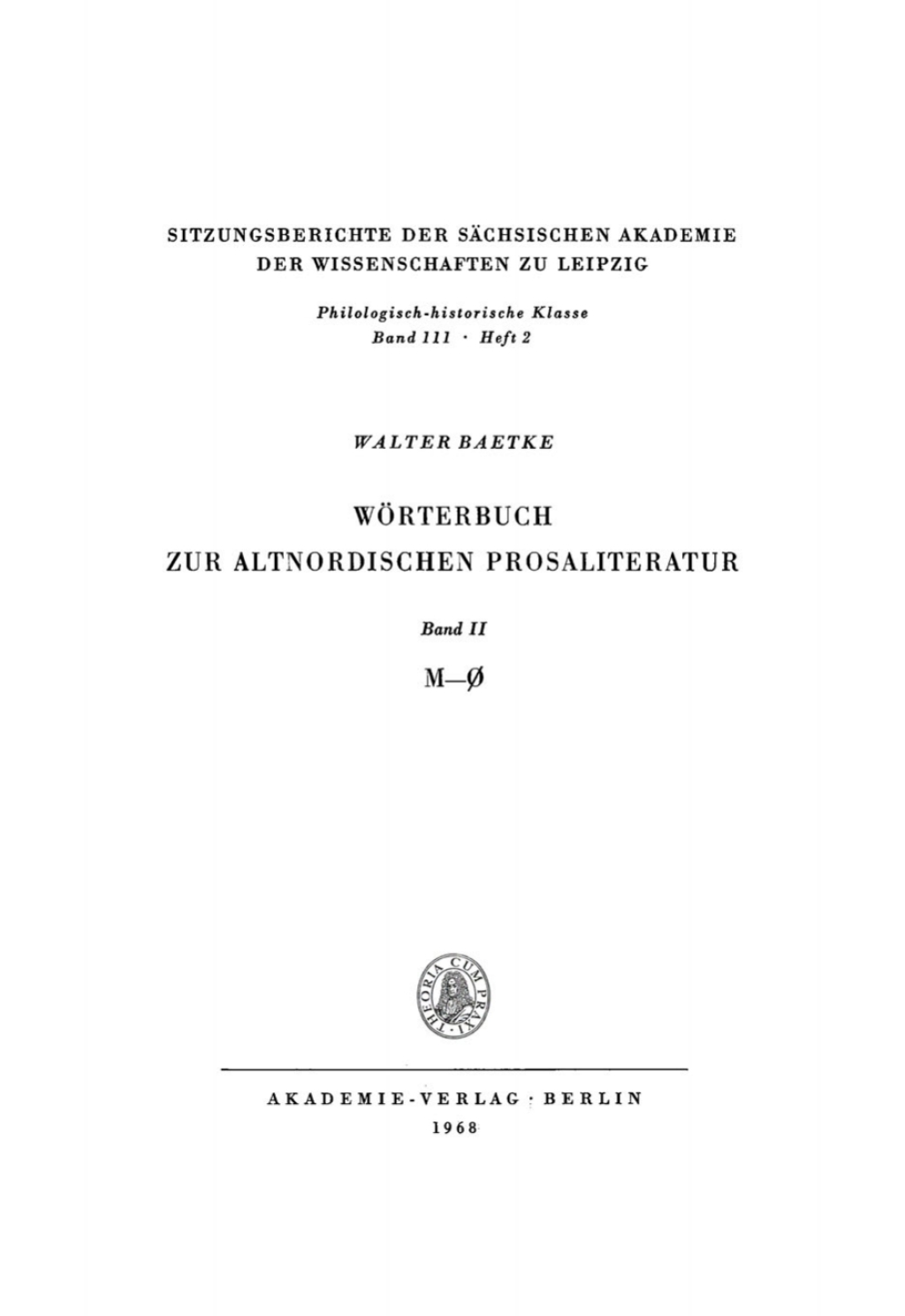 Page Fidelity Wörterbuch zur altnordischen Prosaliteratur, Band 2: M – Ø; $174.26