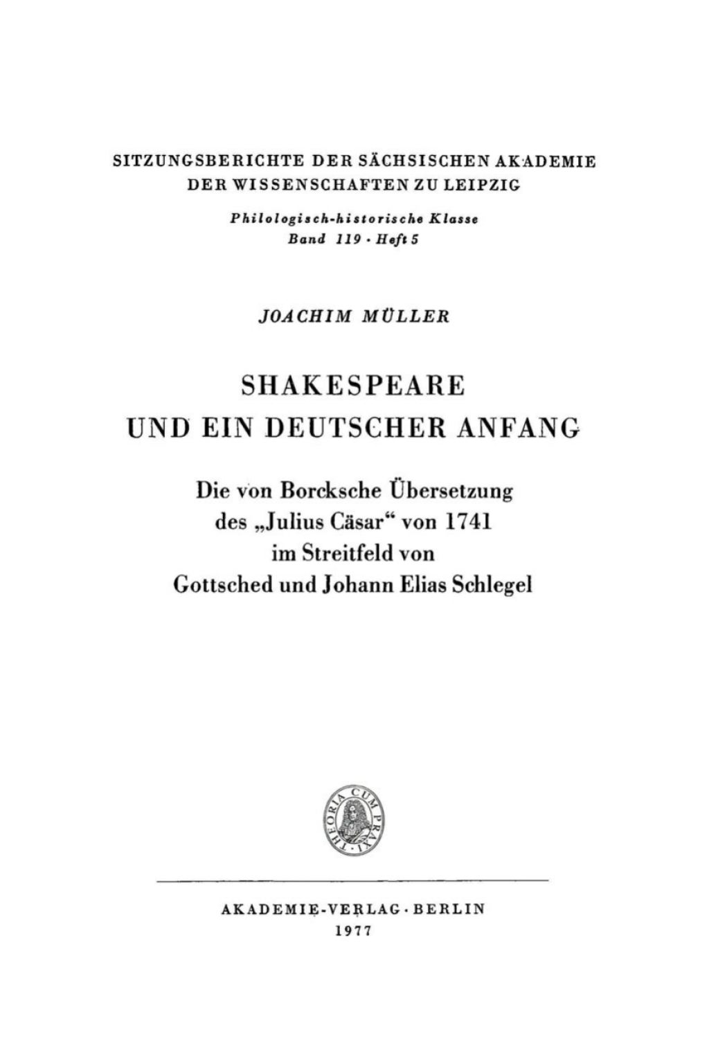 Page Fidelity Shakespeare und ein deutscher Anfang; $174.26