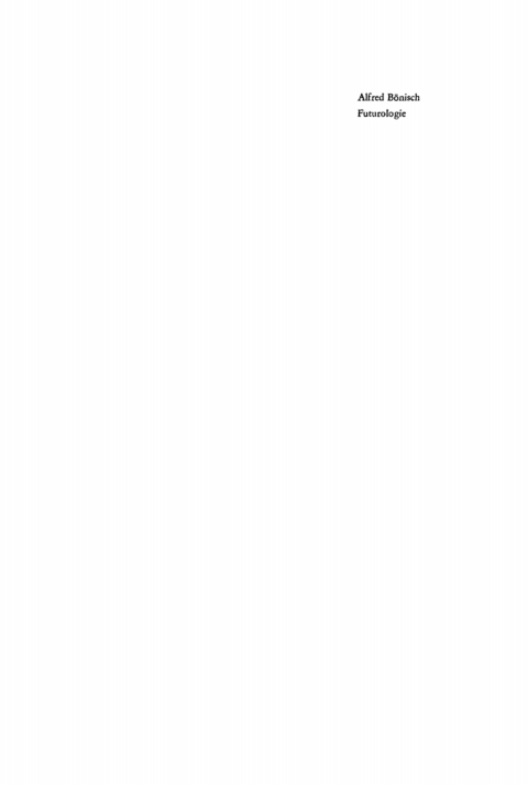 Cover image for book Futurologie