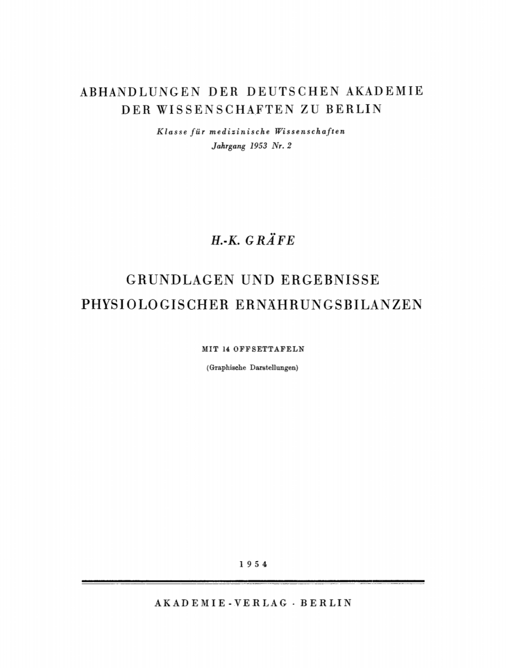 Page Fidelity Grundlagen und Ergebnisse physiologischer Ernährungsbilanzen; $174.26