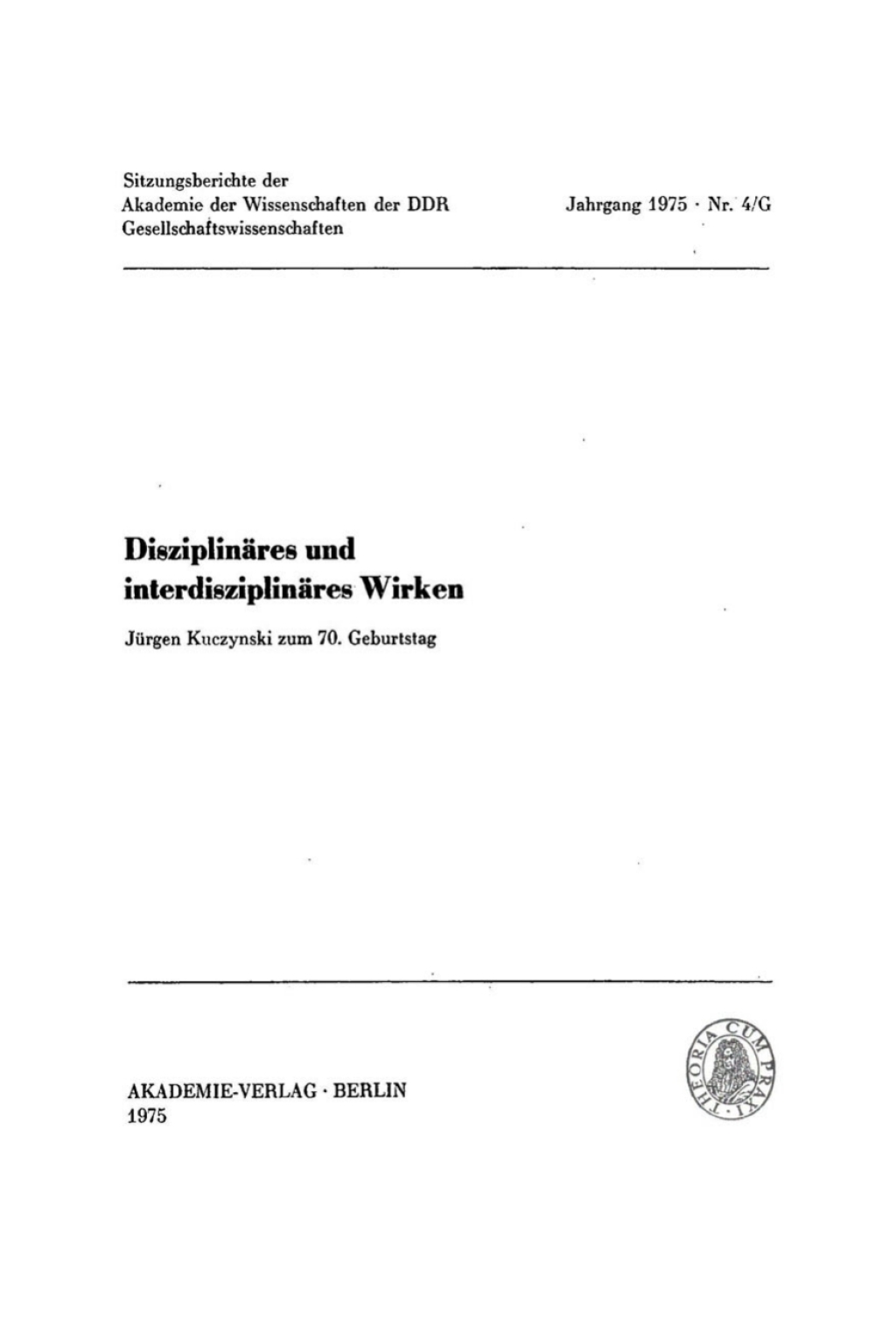 Page Fidelity Disziplinäres und interdisziplinäres Wirken; $174.26