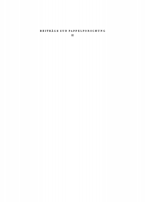 Cover image for book Beiträge zur Pappelforschung. Teil 2