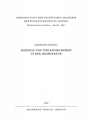 Material und Strukturechtheit in der Architektur