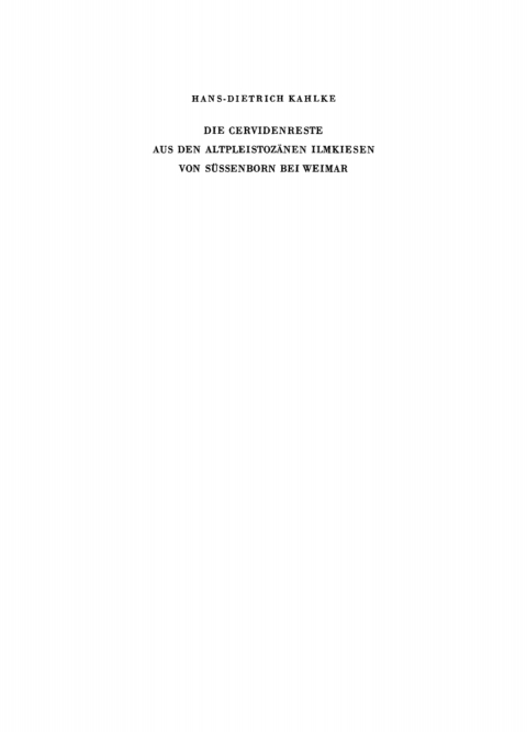 Cover image for book Die postkranialen Skelettreste