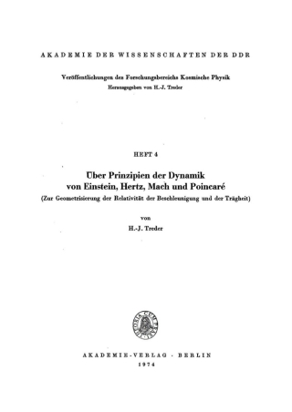 Über Prinzipien der Dynamik von Einstein, Hertz, Mach und Poincaré