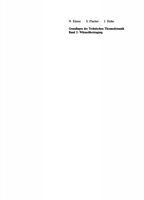 Cover image for book Wärmeübertragung