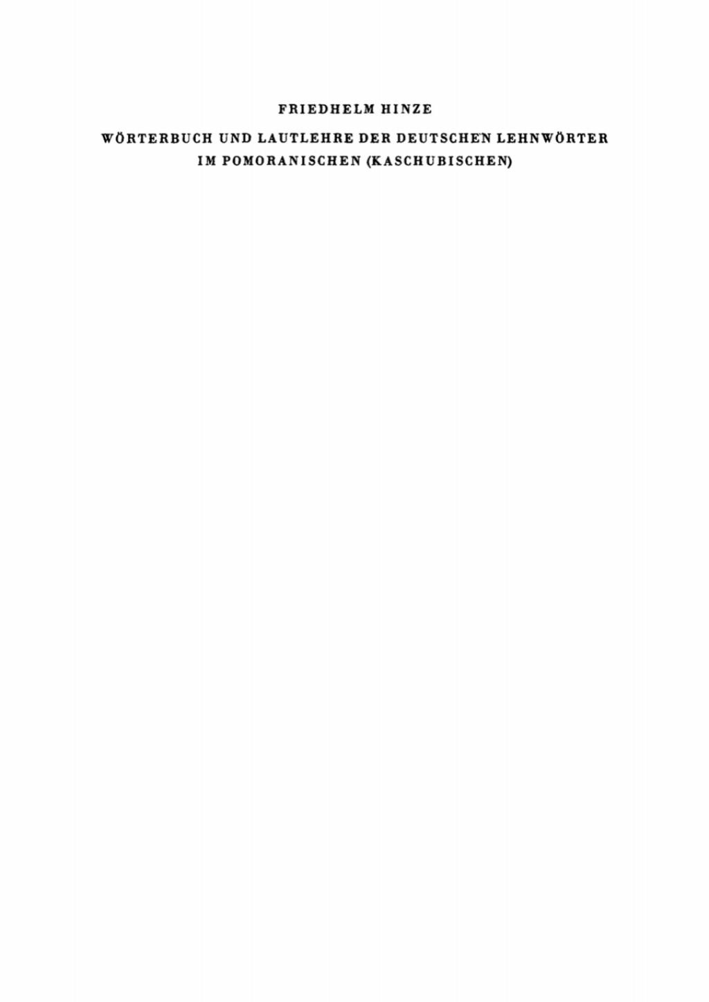 Page Fidelity Wörterbuch und Lautlehre der deutschen Lehnwörter im Pomoranischen (Kaschubischen); $174.26