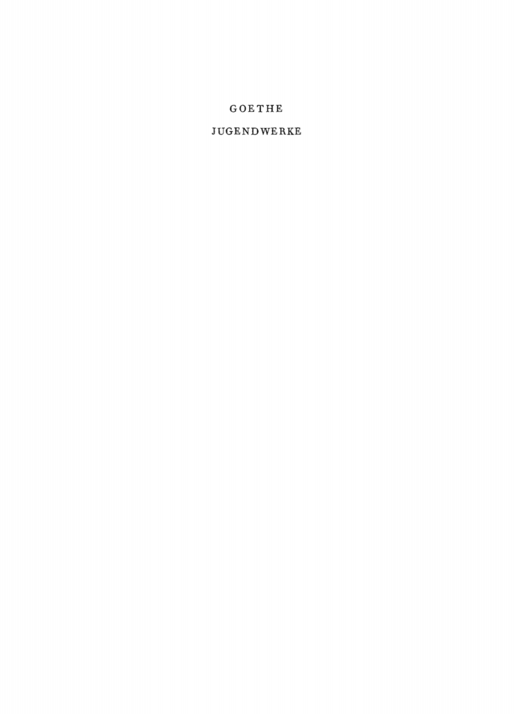 Page Fidelity Jugendwerke, Teil 3: Prosaschriften, (1757–1775); $174.26