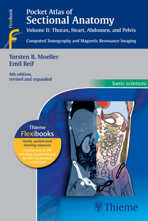 Cover image for book Pocket Atlas of Sectional Anatomy, Volume II: Thorax, Heart, Abdomen, and Pelvis
