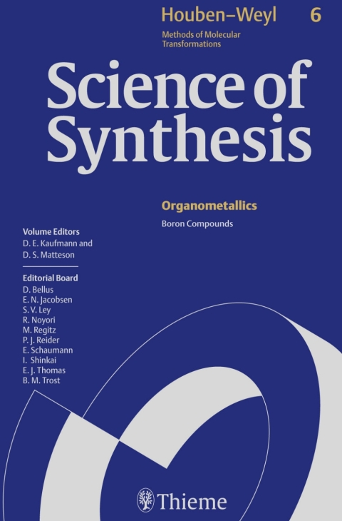 Cover image for book Science of Synthesis: Houben-Weyl Methods of Molecular Transformations  Vol. 6
