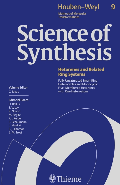 Cover image for book Science of Synthesis: Houben-Weyl Methods of Molecular Transformations  Vol. 9