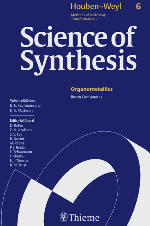Cover image for book Science of Synthesis: Houben-Weyl Methods of Molecular Transformations  Vol. 6