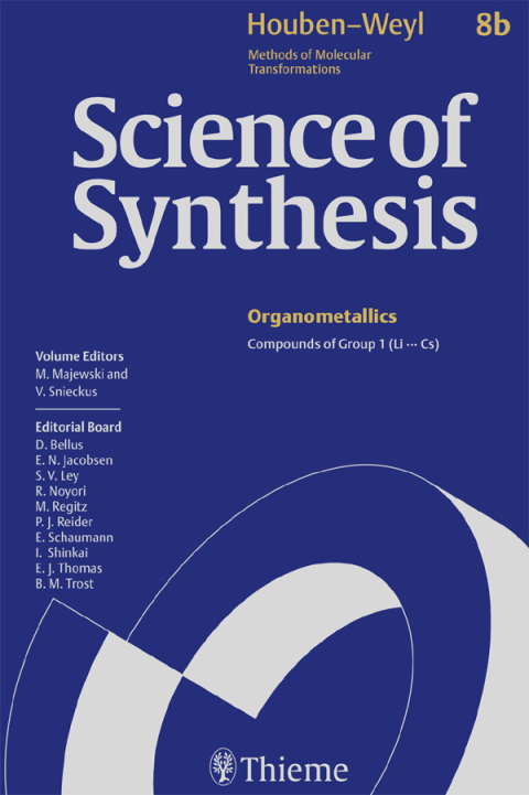 Cover image for book Science of Synthesis: Houben-Weyl Methods of Molecular Transformations  Vol. 8b