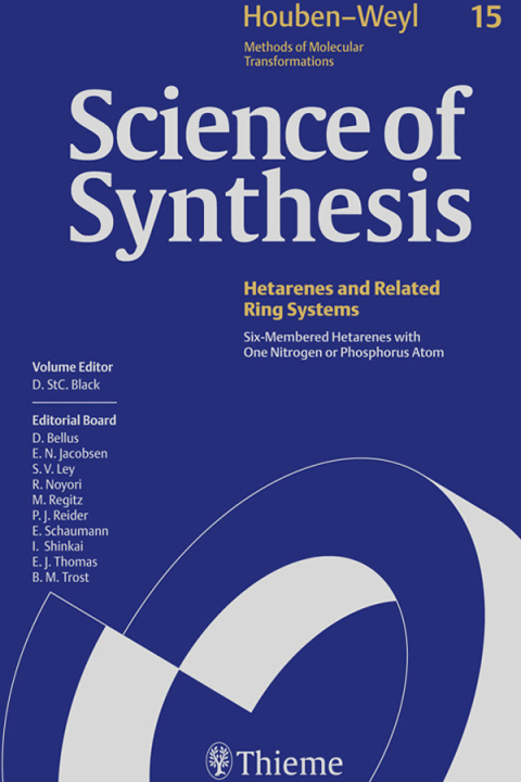 Cover image for book Science of Synthesis: Houben-Weyl Methods of Molecular Transformations  Vol. 15