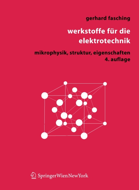 Cover image for book Werkstoffe für die Elektrotechnik