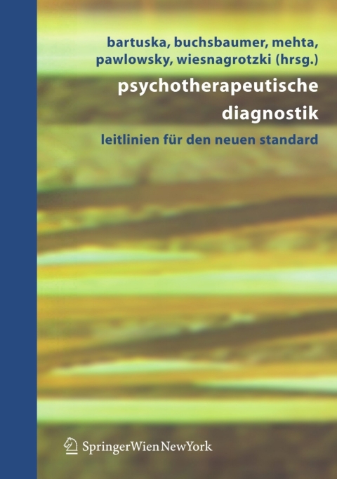 Cover image for book Psychotherapeutische Diagnostik