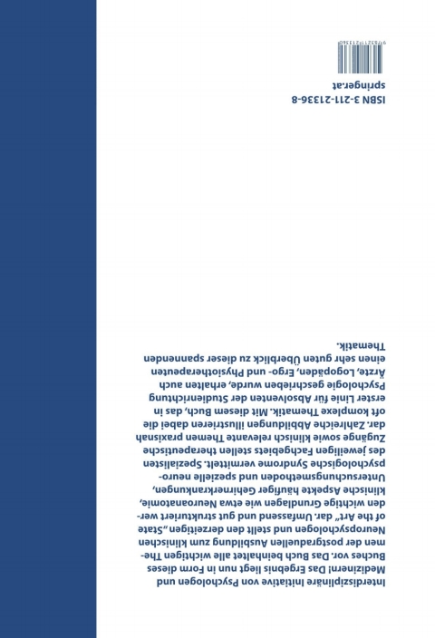 Cover image for book Klinische Neuropsychologie