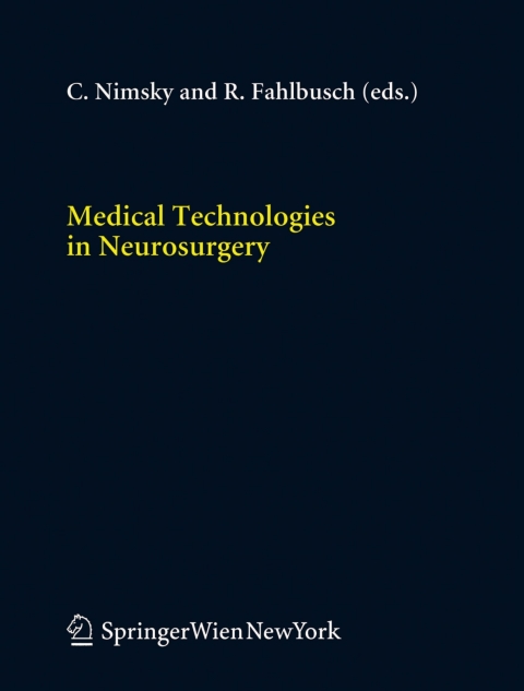 Cover image for book Medical Technologies in Neurosurgery