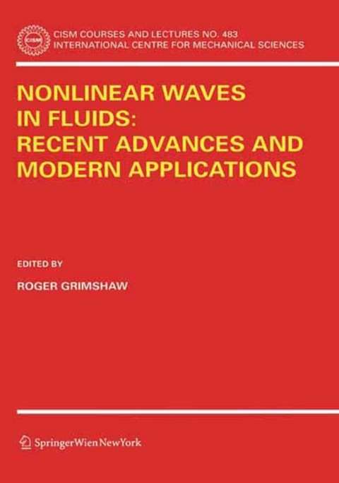 Cover image for book Nonlinear Waves in Fluids: Recent Advances and Modern Applications