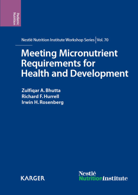 Cover image for book Meeting Micronutrient Requirements for Health and Development