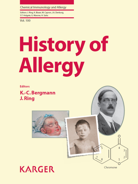 Cover image for book History of Allergy