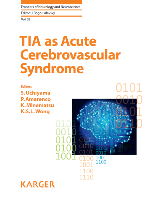Cover image for book TIA as Acute Cerebrovascular Syndrome