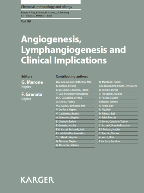 Cover image for book Angiogenesis, Lymphangiogenesis and Clinical Implications