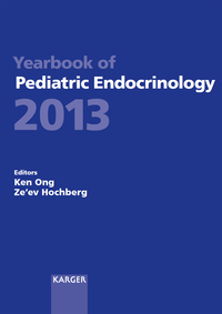 Omslagafbeelding: Yearbook of Pediatric Endocrinology 2013 9783318025064