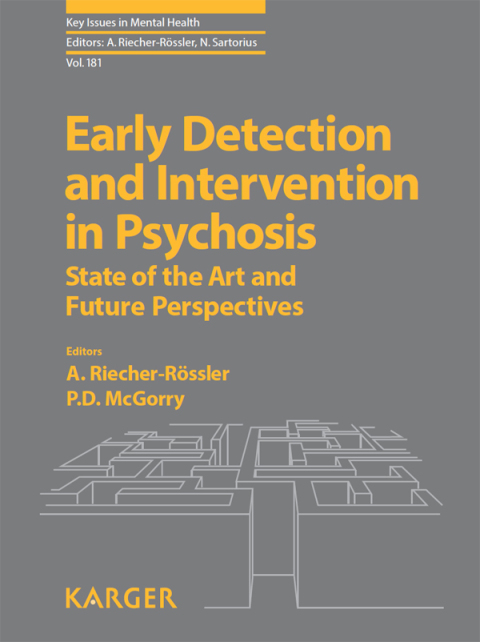 Cover image for book Early Detection and Intervention in Psychosis