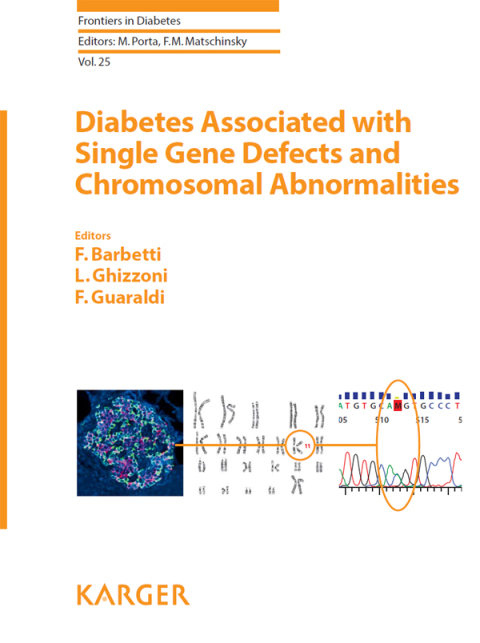 Cover image for book Diabetes Associated with Single Gene Defects and Chromosomal Abnormalities