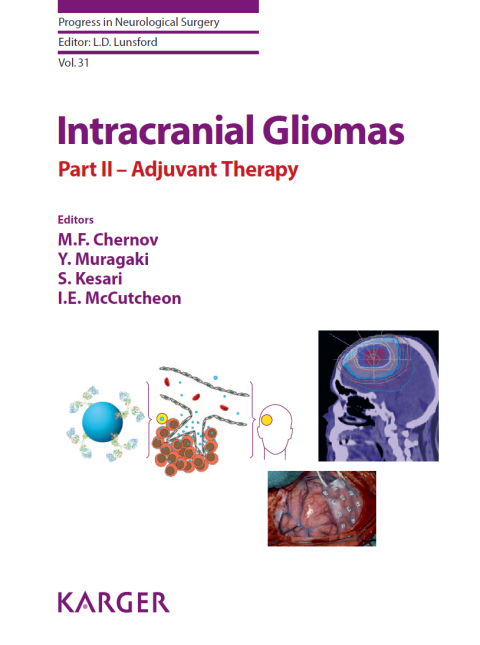 Cover image for book Intracranial Gliomas Part II - Adjuvant Therapy