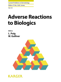 Titelbild: Adverse Reactions to Biologics 9783318061000