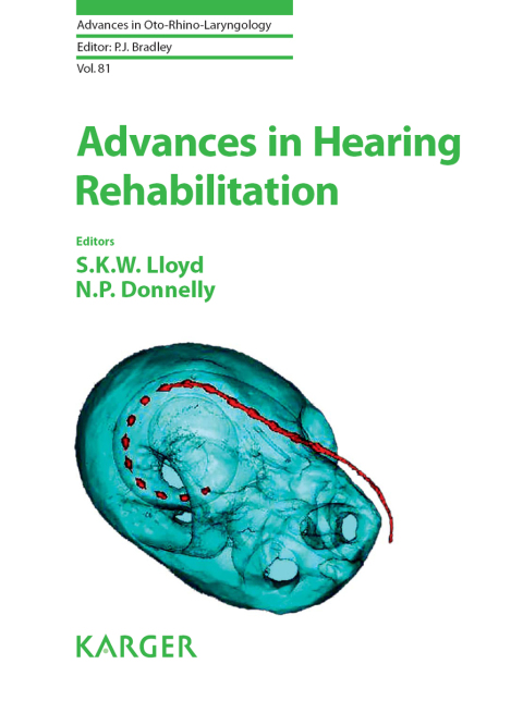 Cover image for book Advances in Hearing Rehabilitation