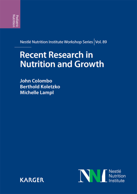 Cover image for book Recent Research in Nutrition and Growth