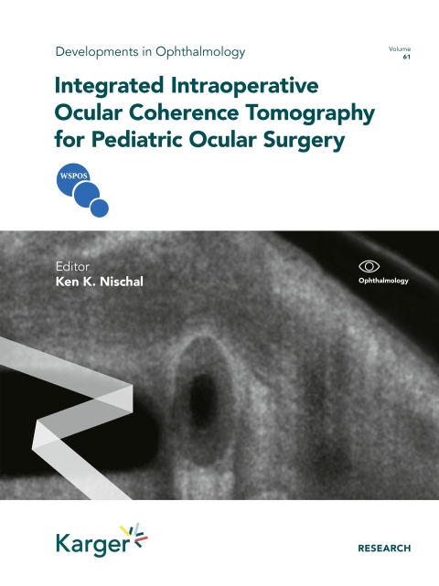 Cover image for book Integrated Intraoperative Ocular Coherence Tomography for Pediatric Ocular Surgery