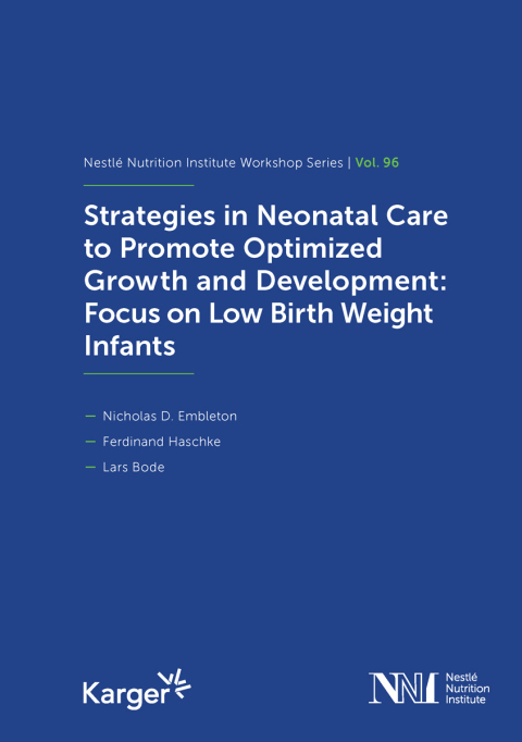 Cover image for book Strategies in Neonatal Care to Promote Optimized Growth and Development: Focus on Low Birth Weight Infants