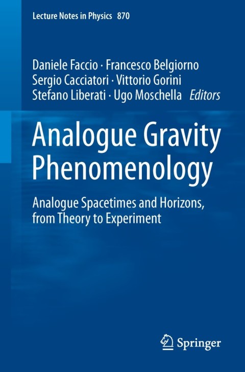 Cover image for book Analogue Gravity Phenomenology
