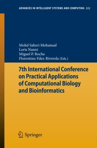 Cover image: 7th International Conference on Practical Applications of Computational Biology & Bioinformatics 9783319005775