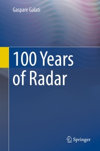 Cover image: 100 Years of Radar 9783319005836