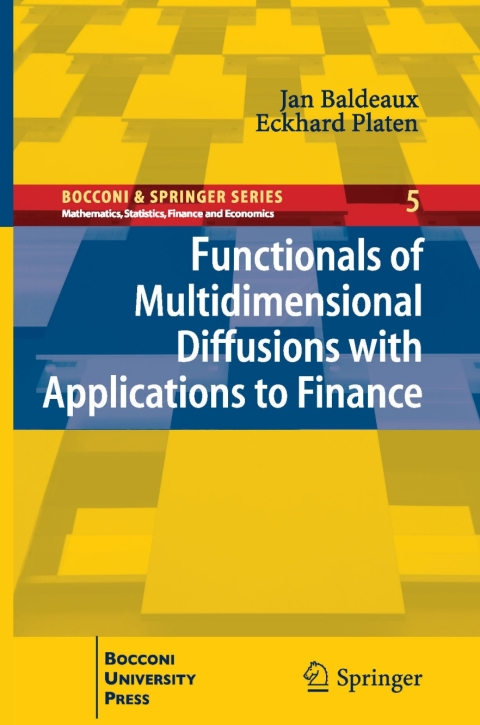 Cover image for book Functionals of Multidimensional Diffusions with Applications to Finance
