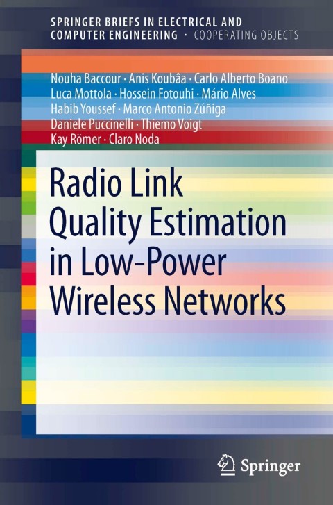 Cover image for book Radio Link Quality Estimation in Low-Power Wireless Networks