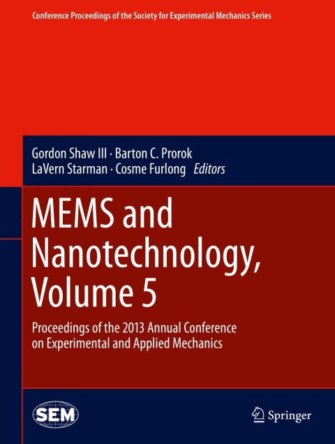 Cover image for book MEMS and Nanotechnology, Volume 5