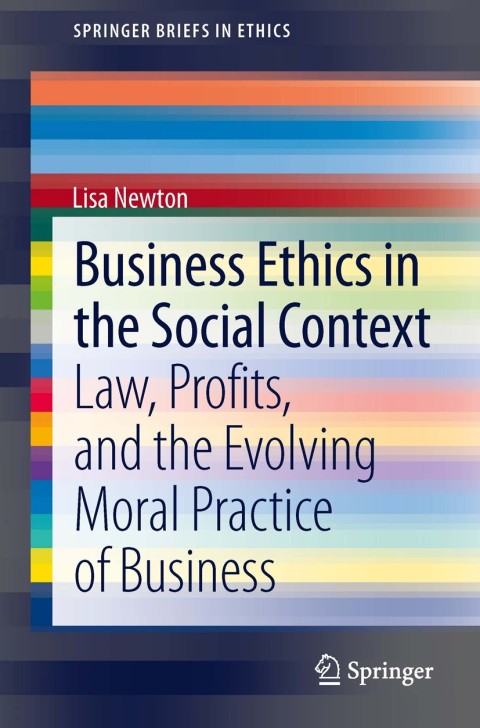 Cover image for book Business Ethics in the Social Context