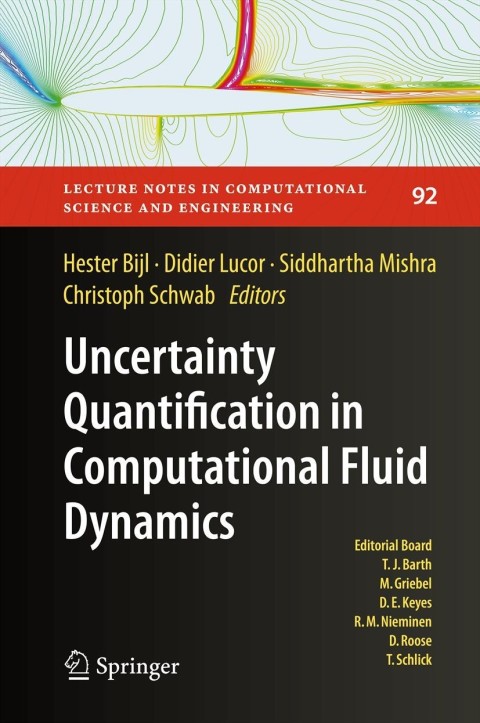 Cover image for book Uncertainty Quantification in Computational Fluid Dynamics