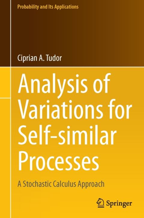 Cover image for book Analysis of Variations for Self-similar Processes