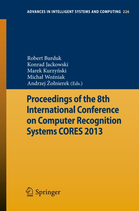 Cover image for book Proceedings of the 8th International Conference on Computer Recognition Systems CORES 2013