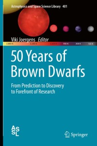 Cover image: 50 Years of Brown Dwarfs 9783319011615